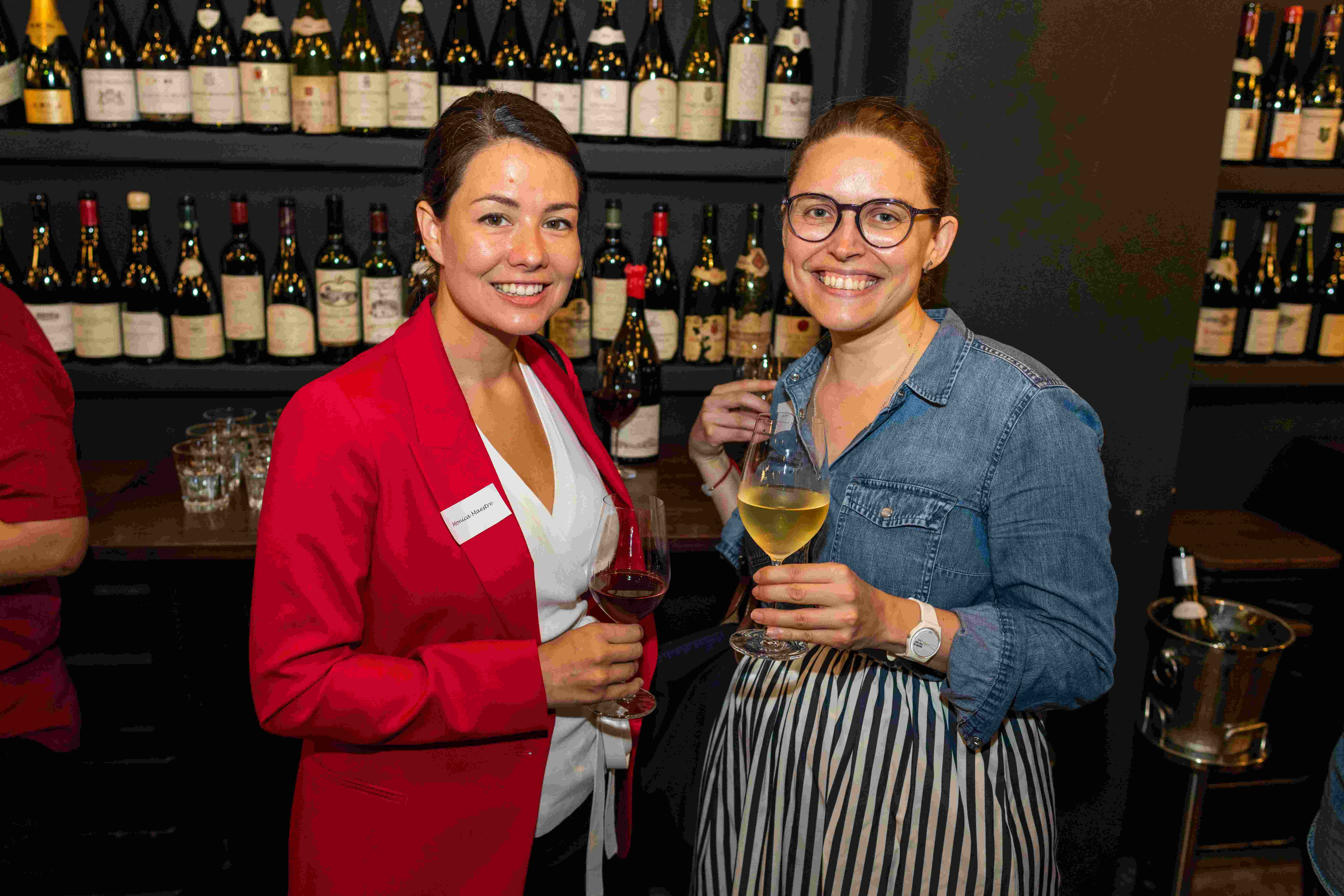 2 women in wine bar